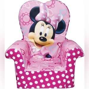 GUC Minnie Mouse lightweight foam high back toddler chair washable